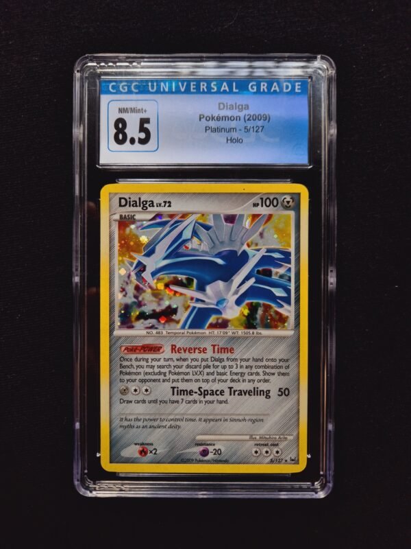 Dialga Platinum Holo CGC 8.5 Slab