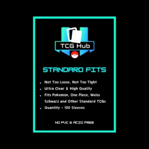 Standard Fits By TCGHub - Pack Of 100 Card Sleeves