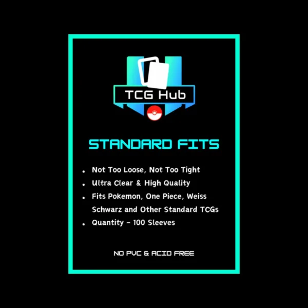 Standard Fits By TCGHub - Pack Of 100 Card Sleeves