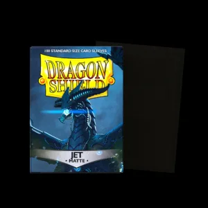Dragon Shield - Jet Matte (100 Premium Deck Sleeves)
