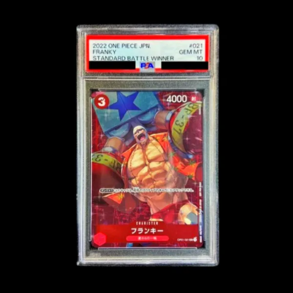 Franky Standard Battle Winner Prize Card OP01-021 PSA 10