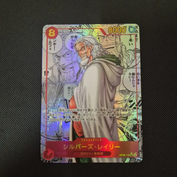 Silvers Rayleigh Manga Rare OP08-118 (Mint) - Image 2