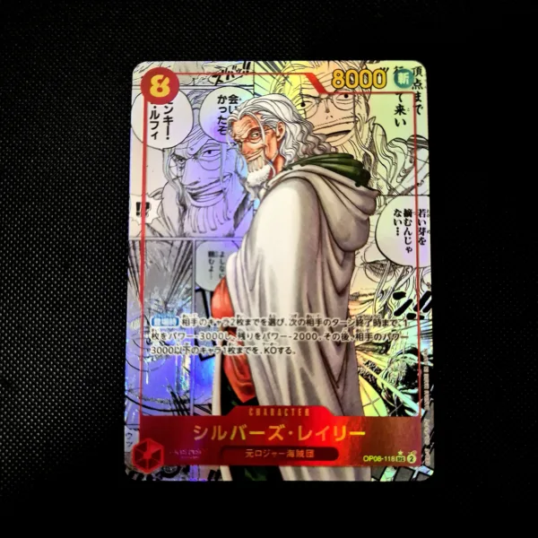 Silvers Rayleigh Manga Rare OP08-118 (Mint)