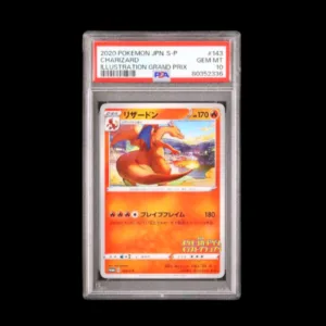 Charizard Illustration Grand Prix Stamped Promo PSA 10