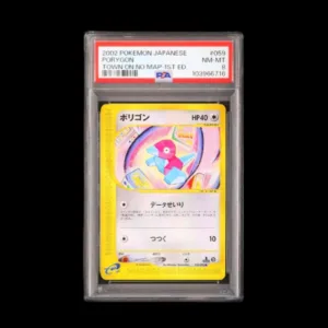 Porygon 1st Edition E-Reader PSA 08