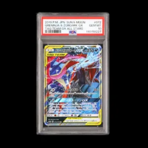 Greninja & Zoroark Tag Team GX PSA 10
