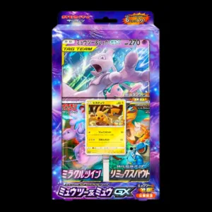 Tag Team Mewtwo & Mew Jumbo Card Collection Box Japanese (Sealed)
