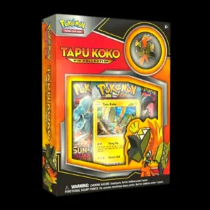 Tapu Koko Pin Collection Box English (Sealed) [Contains XY & Sun and Moon Packs]