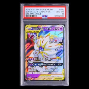 Solgaleo & Lunala Tag Team GX Japanese PSA 10