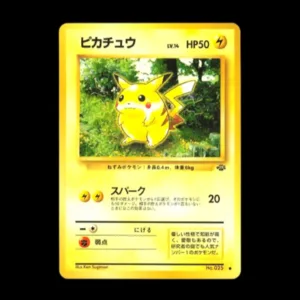 Pikachu Jungle Old Back Japanese (HP)