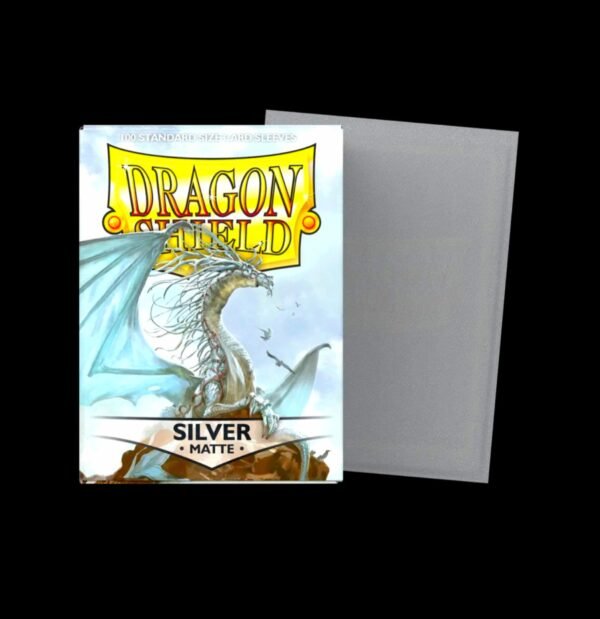 Dragon Shield – Silver Matte (100 Premium Deck Sleeves)
