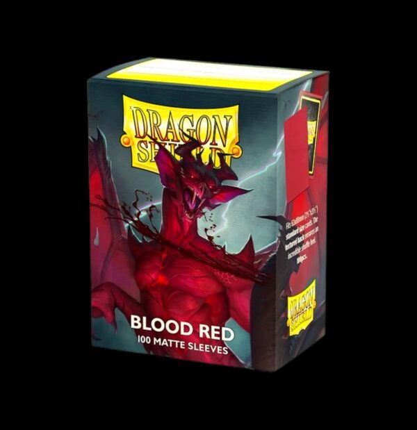Dragon Shield – Blood Red Matte (100 Premium Deck Sleeves) - Image 2