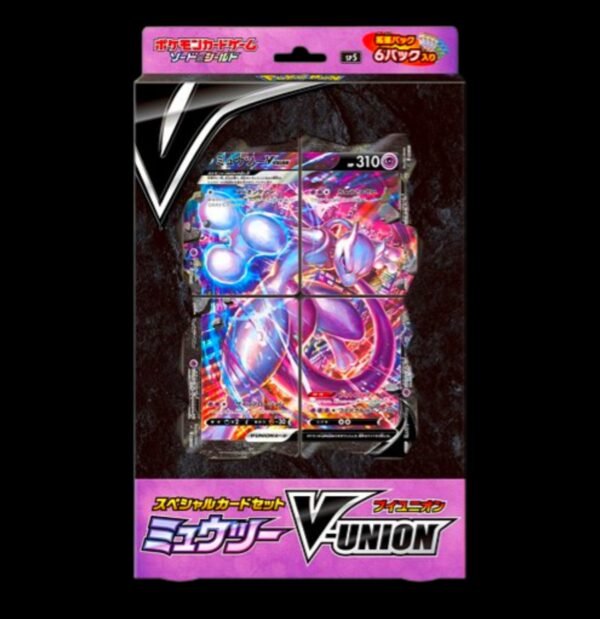 Mewtwo V-Union Collection Box (Sealed) [Contains Blue Sky Stream Japanese Packs]