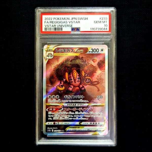 Regigigas VStar SAR Japanese PSA 10
