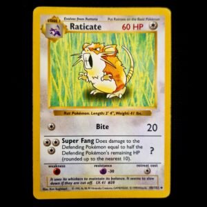 Raticate Shadowless Base Set English (HP)