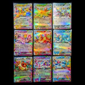 Set of 9 Eeveelutions ex from Terastal Festival Japanese (NM)