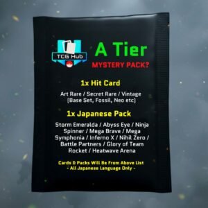 A-Tier Pokémon Mystery Pack Japanese [1 Card + 1 Pack]