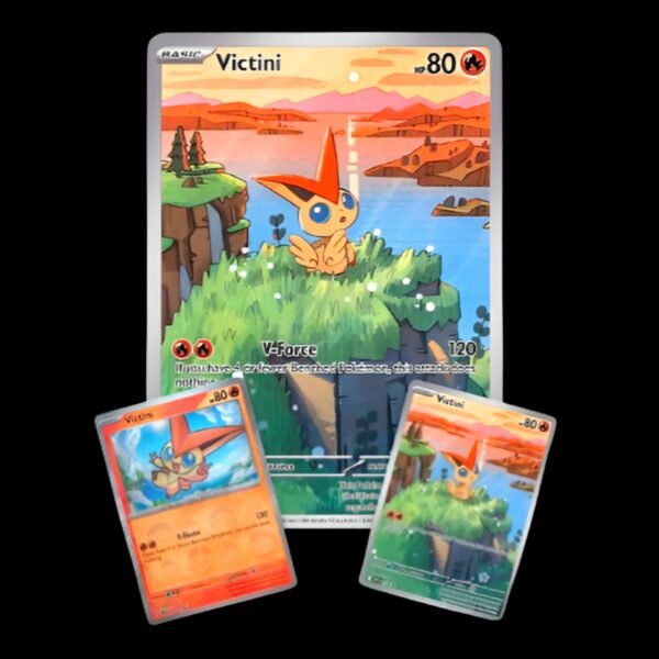 Victini Illustration Collection Box Black Bolt & White Flare