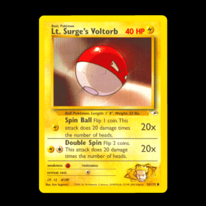 Lt. Surge's Voltorb Gym Heroes English (DMG)