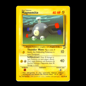 Magnemite Base Set 2 English (MP)