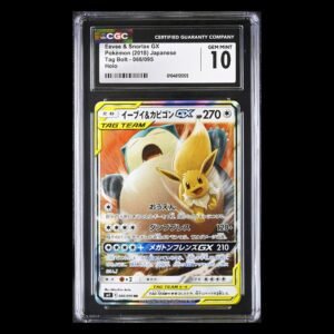 Eevee & Snorlax Tag Team Japanese CGC 10
