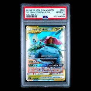 Celebi & Venusaur Tag Team Japanese PSA 10