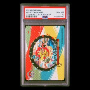 Pikachu 2023 Yokohama Gym Battle Sticker PSA 10