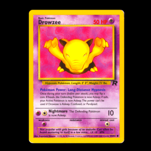 Drowzee Team Rocket English (HP)