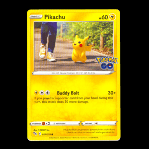 Pikachu Pokemon GO English (NM)