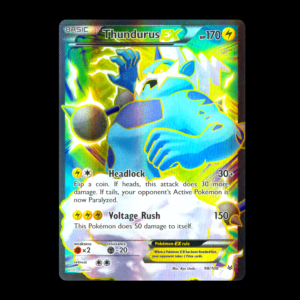 Thundurus EX #98 Roaring Skies English (MP)