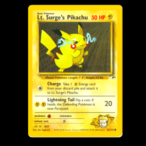 Lt. Surge's Pikachu Gym Heroes English (LP)