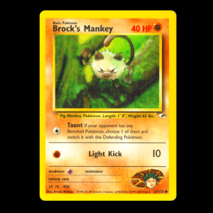 Brock's Mankey Gym Heroes English (MP)