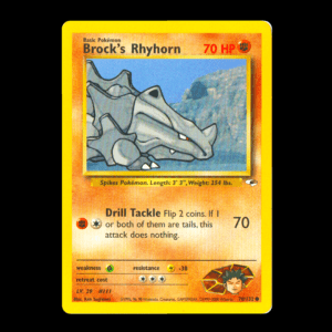 Brock's Rhyhorn Gym Heroes English (MP)