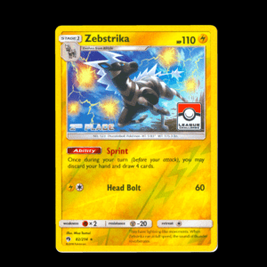 [2nd Place] Zebstrika Pokemon League Winner Promo English (LP)