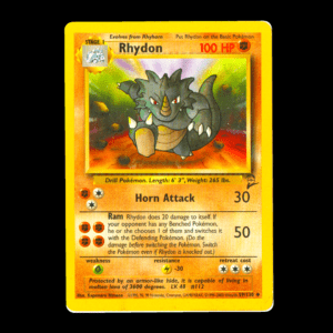 Rhydon Base Set 2 English (DMG)