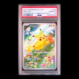 Pikachu Summer Campaign Promo #218 Japanese PSA 10