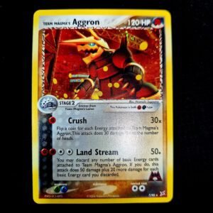Team Magma's Aggron Holo English (NM)