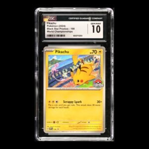 Pikachu 2024 World Championships Stamped Promo Japanese CGC 10