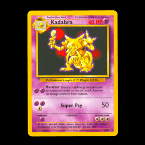 Kadabra Base Set English (MP)