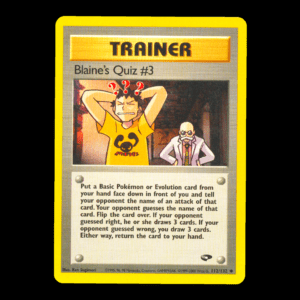 Blaine's Quiz Gym Challenge English (LP)