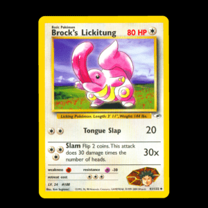 Brock's Lickitung Gym Heroes English (LP)