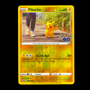Pikachu [Reverse Holo] Pokemon Go English (LP)