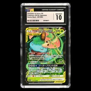Venusaur & Snivy Tag Team Japanese CGC 10