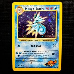 Misty's Seadra Holo [Pre-Release] Promo Gym Heroes English (LP)