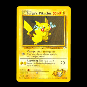 Lt. Surge's Pikachu Gym Heroes English (LP)
