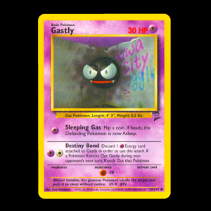 Gastly #75 Pokemon Base Set 2  English (LP)