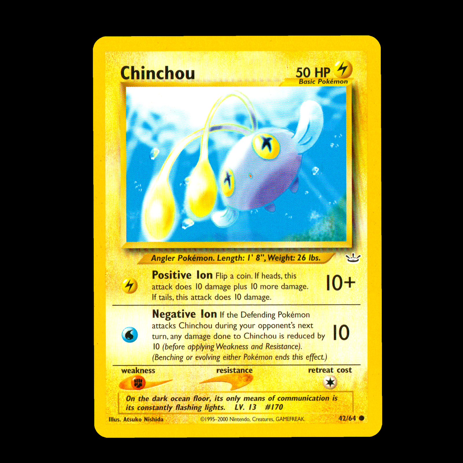 chinchou pokemon card 49/95 - ex Team Magma vs Team Aqua Common Retreat cost Chinchou Card Prices & Value
