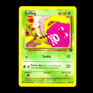 Koffing Team Rocket English (LP)