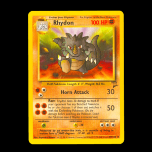 Rhydon Base Set 2 English (NM)