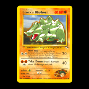 Brock's Rhyhorn #22 Gym Heroes English (VLP)